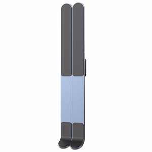 Pöytäteline kannettavalle tietokoneelle ja tabletille taitettava Forcell F-Grip Fold Stand H Pro harmaa