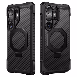 Supcase UB Grip Mag MagSafe Suojakuori Samsung Galaxy S26 Ultralle - Musta