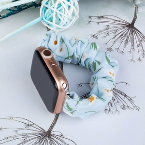 Kangas Apple Watch Band 38/40/41mm hihna rannekoru Elastinen ranneke - sininen
