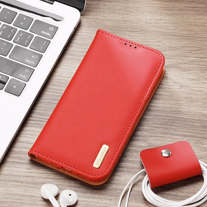 Dux Ducis Hivo Nahka Flip Cover Aitoa nahkaa Lompakko korteille ja asiakirjoille iPhone 14 Plus Musta