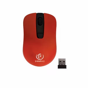 Rebeltec wireless mouse STAR red
