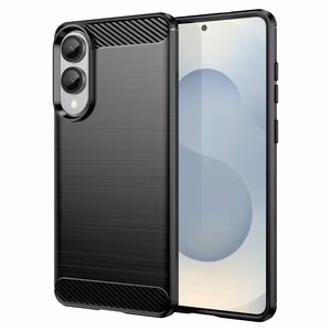 Carbon Suojakuori Samsung Galaxy S25 Edge:lle musta
