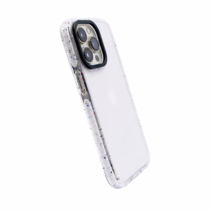 Puro RE-COVER IPC1467RECOVERWHI suojakuori laitteelle Apple iPhone 14 Plus, läpinäkyvä monivärisillä pilkuilla