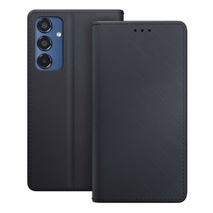 3mk Wallet Case Samsung Galaxy M35:lle - musta