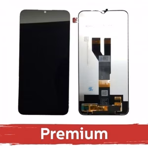 LCD-näyttö Realme C11 / C21 / C20 (4G) musta OEM