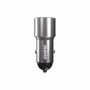 Dudao USB / USB-C autolaturi Power Delivery Quick Charge 22,5 W harmaa (R4PQ)