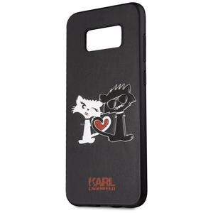 Karl Lagerfeld Choupette In Love Case for Samsung Galaxy S8 Plus - Black