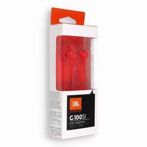 JBL C100SI kuulokkeet punainen