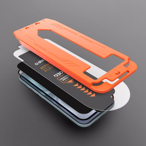 SBS tempered glass with D3O technology with applicator for iPhone 16 Plus / iPhone 15 Plus