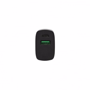 SEEK TOTI 20W Type-C + USB-A verkko pikalaturi, musta