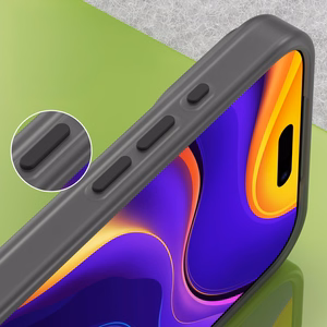 Magneettinen Abrasive iPhone 17 Pro Suojakuori MagSafe-yhteensopiva - Matta Musta