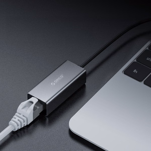 Orico XC-R45-V1 verkkosovitin USB-C–RJ45, Gigabit Ethernet, 1 Gbps – musta