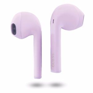 Guess GUTWST26PSU TWS Bluetooth-kuulokkeet + telakka-asema - violetti Classic EST Logo
