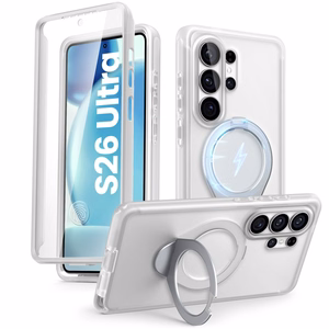 Supcase Cosmo Mag MagSafe Suojakuori Samsung Galaxy S26 Ultralle - valkoinen