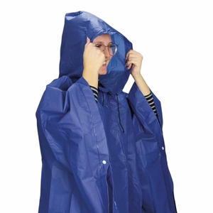 Lifetime-sadeponcho, 130 × 100 cm, sininen