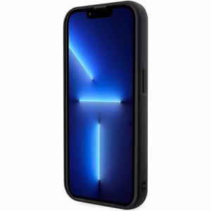 Karl Lagerfeld KLHCP14L3DRKINK iPhone 14 Pro 6.1 musta/musta suojakuori Rubber Ikonik 3D