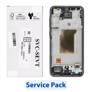 ServicePack LCD-näyttö SAMSUNG A35 5G A356B GH82-34221A yönsininen