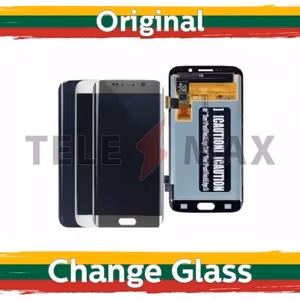 LCD-näyttö yhteensopiva Samsung G925 S6 Edge kultainen (Uusittu: Telemax)