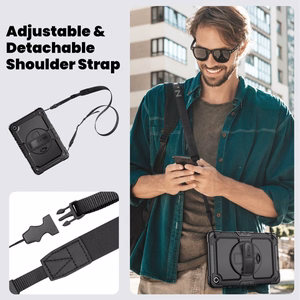 Tech-Protect Solid Suojakuori Samsung Galaxy Tab A9+ / A11+ Plus 11.0 X210 / X215 / X216 / X230 / X235 / X236:lle - Musta
