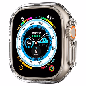 Spigen Thin Fit Suojakuori Apple Watch Ultra 1 / 2 / 3 (49 mm) - Läpinäkyvä