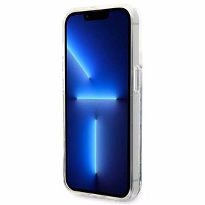 Karl Lagerfeld KLHCP14LLCRSGRS iPhone 14 Pro 6.1 "hopea / hopea kovakotelo Liquid Glitter RSG