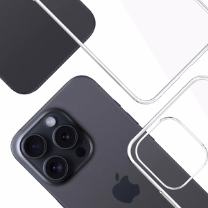 3mk Clear Case Eco Apple iPhone 15 Pro Max:lle - läpinäkyvä