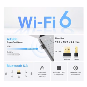 TP-Link Archer TX10UB Nano Bluetooth-sovitin 600 Mbit/s