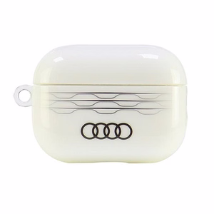 Audi IML Geometric Pattern Suojakuori AirPods Pro 2:lle - valkoinen