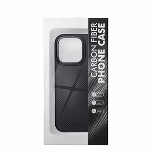 Case for iPhone 15 Carbon Elite Mag Cover compatible with MagSafe black