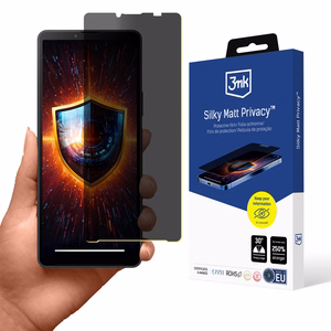 Sony Xperia 10 V – 3mk Silky Matt Privacy tietosuojakalvo