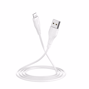 Borofone Kaapeli BX18 Optimal - USB - Lightning - 2A 1 metri valkoinen