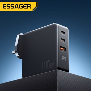 Charger Essager "Gan Journey" Black 140W (2xPD / QC3.0)