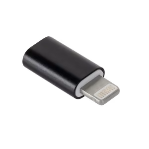 M-Life-adapteri micro-USB – Apple Lightning, musta
