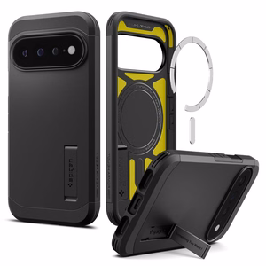 Spigen Tough Armor Mag MagSafe -suojakuori Google Pixel 11 Pro XL -mallille, musta