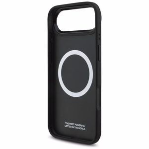 BMW M Tricolor Metal Logo MagSafe Suojakuori iPhone 17 Air:lle - Musta