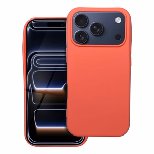 Silikoninen suojakuori iPhone 17 PRO:lle persikka