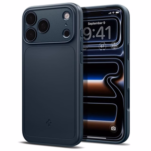 Spigen Thin Fit MagSafe -suojakuori iPhone 17 Pro Max / 18 Pro Max -malleille, sininen