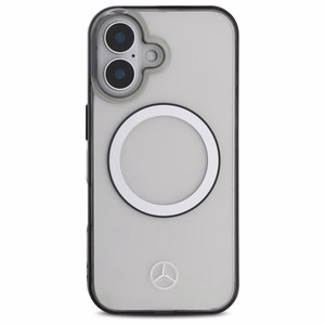 Mercedes Printed Logo MagSafe Suojakuori iPhone 16:lle - kirkas
