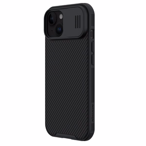 Nillkin CamShield Pro Magneettinen Suojakuori iPhone 15 Plus:lle kamerasuojalla - musta