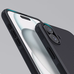 Nillkin Super Frosted Shield Pro Magneettinen suojakuori iPhone 16:lle - musta