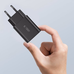 Tech-Protect NC30W Charger USB-C PD 30W / USB-A QC 3.0 - Black