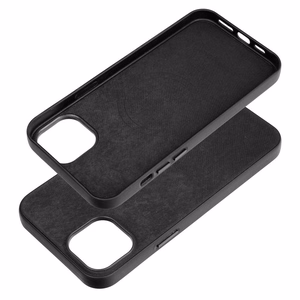 Suojakuori iPhone 15 Plus:lle Woven Mag Cover MagSafe-yhteensopiva musta