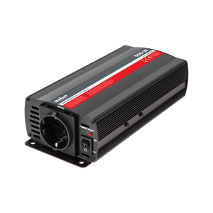 REBEL 24 V–230 V -invertteri, 500 W, saksalainen F-tyypin pistorasia