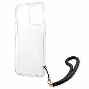 Guess GUHCP13XKCABBK iPhone 13 Pro Max 6.7" musta/musta kovakotelo Camo hihnamallisto