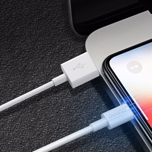 USB Cable Dudao "L1T" White "Type-C" 100cm (up to 3A)