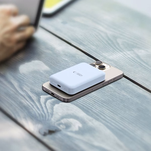Tech-Protect LifeMag PB11 Powerbank MagSafe 10000mAh 15W USB-C-portilla - sininen + USB-C-kaapeli