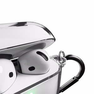 Puro 0.3 Nude -suojakuori AirPods 4:lle - läpinäkyvä
