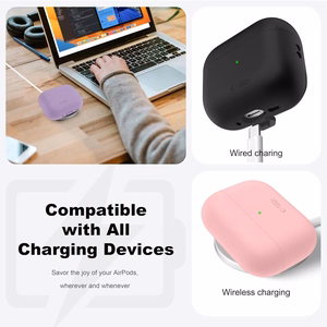 Tech-Protect Silikoninen Suojakuori AirPods Pro 3 -lle - vihreä