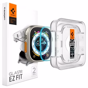 Spigen Glas.tR EZ Fit karkaistu lasi Apple Watch Ultra / Ultra 2 (49 mm) - 2 kpl.
