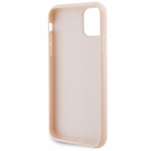 Karl Lagerfeld Quilted K Pattern -suojakuori iPhone 11 / Xr:lle - vaaleanpunainen